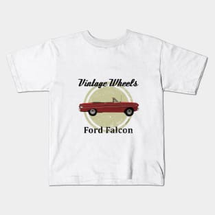 Vintage Wheels - Ford Falcon Kids T-Shirt